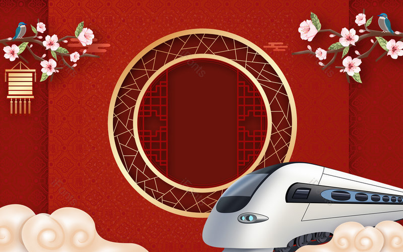 2021年新年春运回家平面海报背景设计,插画/手绘图,插画/手绘图库,插画/手绘图下载,插画/手绘